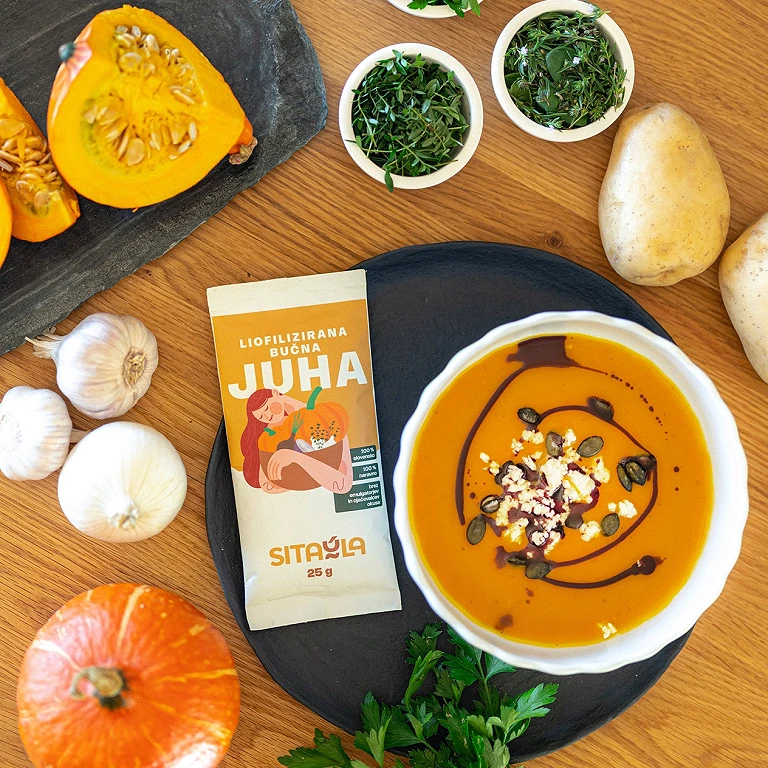 Odlična bučna juha, pripravljena v le 3 minutah