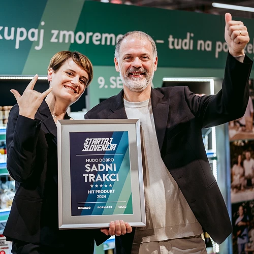 Presežki zrelega sadja dali zmagovite sadne trakce