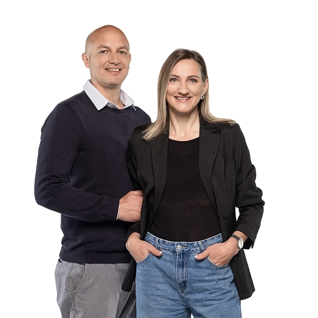 Mark Kališnik in Tina Berlec